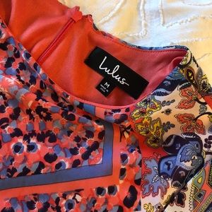 Lulus colorful dress